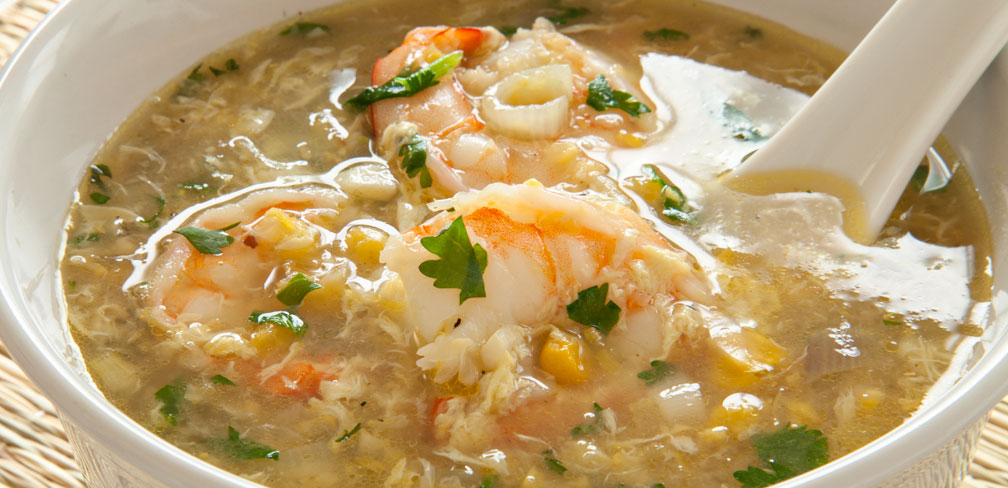 Thai Shrimp and Corn Soup