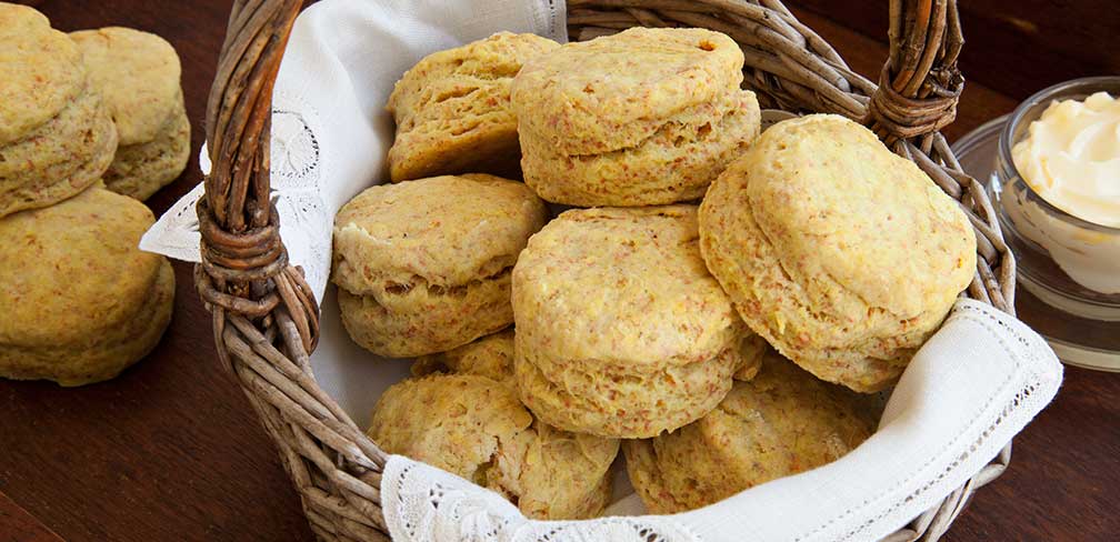 Coconut Curry Biscuits