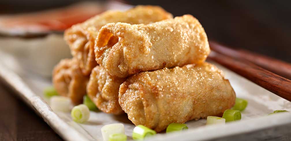 Curried Turkey and Potato Egg Rolls