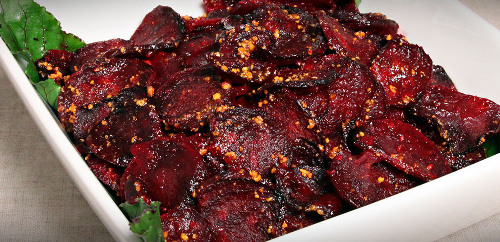 Spicy Peanut Baked Beets