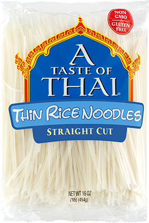 Rice Noodles Items A Taste Of Thai   16 Oz Straight Cut Thin Rice Noodles 