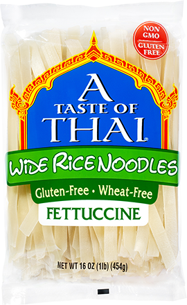 A Taste of Thai Wide Rice Noodles