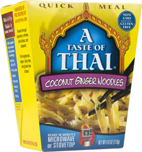 A Taste of Thai Coconut Ginger Noodles Quick Meal